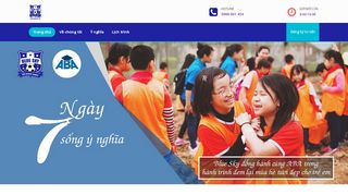 Landingpage học viện bóng đá