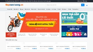 Mẫu website Bếp Nam Dương