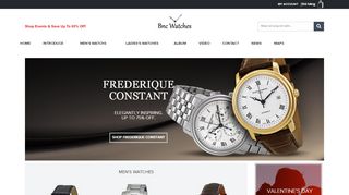 Mẫu website Đồng hồ 1