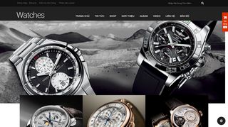 Mẫu website Đồng hồ 2