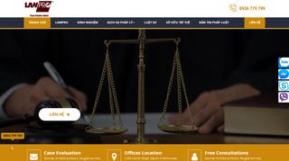 Mẫu website giới thiệu công ty luật Mẫu website giới thiệu công ty luật