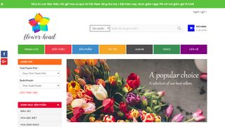 Mẫu website Hoa Mẫu website Hoa