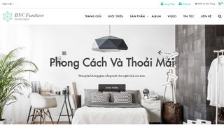 Mẫu website Nội thất 2