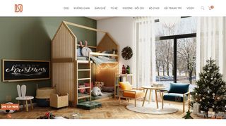 Mẫu website nội thất trẻ em