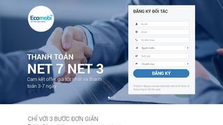 Mẫu website Offer