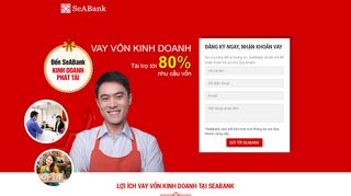 Mẫu website SeaBank