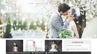 Mẫu website Trang điểm - ảnh cưới